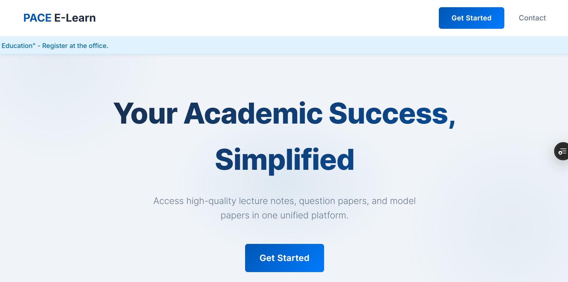 Online Education Platform